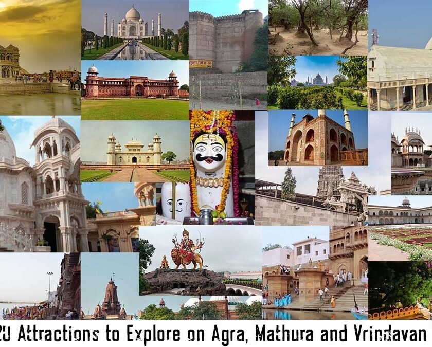 Top 20 Attractions to Explore on Agra, Mathura and Vrindavan Tour